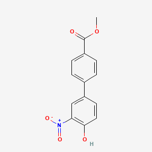 4-(4-Methoxycarbonylphenyl)-2-nitrophenol, 95%