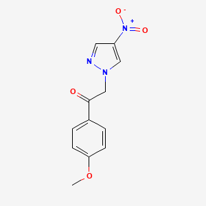 1-(4-Methoxyphenyl)-2-(4-nitro-1H-pyrazol-1-yl)ethan-1-one