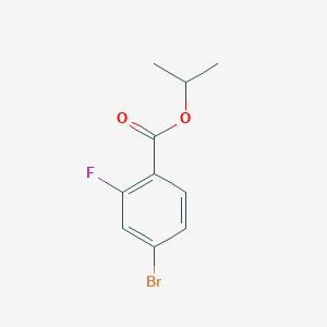 molecular formula C10H10BrFO2 B6320520 Isopropyl 4-bromo-2-fluorobenzoate CAS No. 1456234-21-1