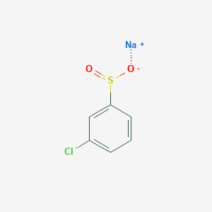 molecular formula C6H4ClNaO2S B6320523 3-Chlorobenzenesulfinic acid sodium salt, 95% CAS No. 15946-37-9