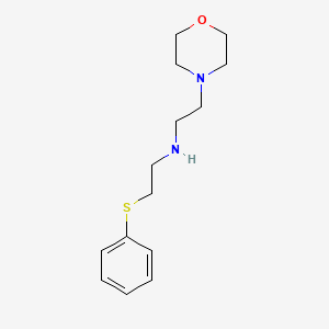 2-Morpholino-N-[2-(phenylthio)ethyl]ethan-1-amine