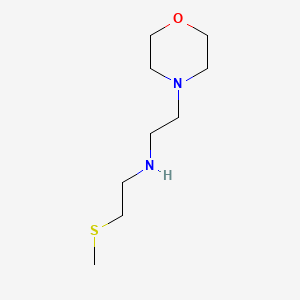 molecular formula C9H20N2OS B6320538 2-(Methylthio)-N-(2-morpholinoethyl)ethan-1-amine CAS No. 1342746-15-9