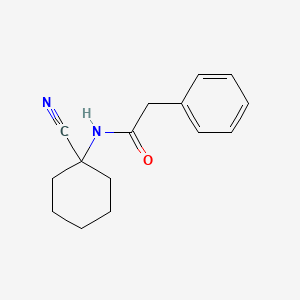 molecular formula C15H18N2O B6320553 N-(1-氰基环己基)-2-苯基乙酰胺 CAS No. 100957-36-6