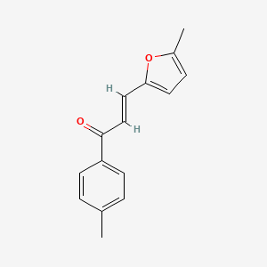 molecular formula C15H14O2 B6320579 (2E)-3-(5-Methylfuran-2-yl)-1-(4-methylphenyl)prop-2-en-1-one CAS No. 23120-59-4