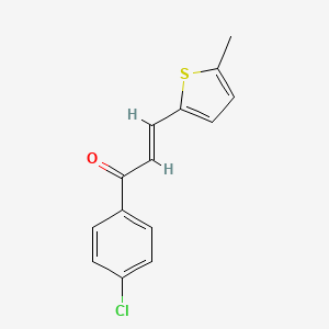 (2E)-1-(4-Chlorophenyl)-3-(5-methylthiophen-2-yl)prop-2-en-1-one