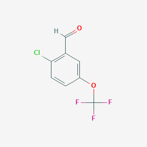 molecular formula C8H4ClF3O2 B6320609 2-Chloro-5-(trifluoromethoxy)benzaldehyde CAS No. 468075-02-7