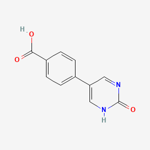 molecular formula C11H8N2O3 B6320641 4-(2-Hydroxypyrimidin-5-yl)benzoic acid CAS No. 1111103-99-1