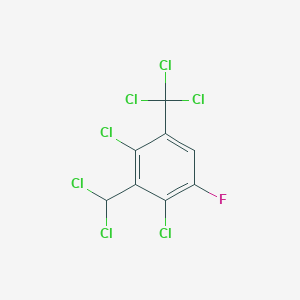 2,4-Dichloro-3-(dichloromethyl)-5-fluorobenzotrichloride