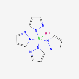 molecular formula C12H12BKN8 B6320665 Potassium tetrakis(1-pyrazolyl)borate CAS No. 14782-58-2