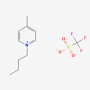 molecular formula C11H16F3NO3S B6320832 1-Butyl-4-methylpyridinium triflate CAS No. 882172-79-4