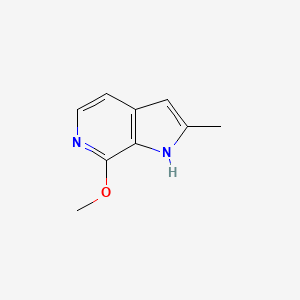 molecular formula C9H10N2O B6320851 7-methoxy-2-methyl-1H-pyrrolo[2,3-c]pyridine CAS No. 350821-56-6
