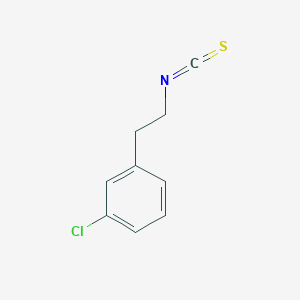 molecular formula C9H8ClNS B6320852 2-(3-Chlorophenyl)ethylisothiocyanate CAS No. 442689-72-7