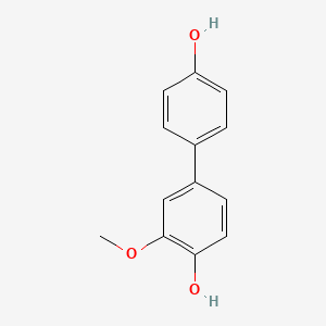 molecular formula C13H12O3 B6320881 4,4'-Dihydroxy-3-methoxybiphenyl CAS No. 60453-06-7