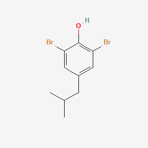 molecular formula C10H12Br2O B6321188 2,6-Dibromo-4-isobutylphenol CAS No. 2643367-71-7