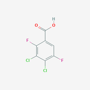 molecular formula C7H2Cl2F2O2 B6321320 3,4-Dichloro-2,5-difluorobenzoic acid CAS No. 191873-28-6