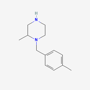 2-Methyl-1-[(4-methylphenyl)methyl]piperazine