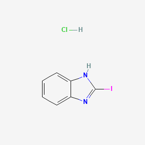molecular formula C7H6ClIN2 B6321382 2-Iodo-1H-benzoimidazole hydrochloride CAS No. 1187930-06-8