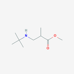 Methyl 3-(tert-butylamino)-2-methylpropanoate
