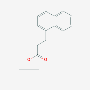 molecular formula C17H20O2 B6321419 tert-Butyl3-(naphthalen-1-yl)propanoate CAS No. 119377-33-2