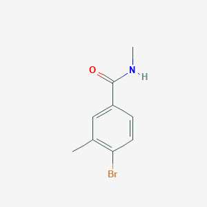 molecular formula C9H10BrNO B6321430 N-Methyl-4-bromo-3-methylbenzamide CAS No. 149104-94-9