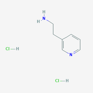molecular formula C7H12Cl2N2 B6321432 2-(Pyridin-3-yl)ethanamine dihydrochloride CAS No. 90345-16-7