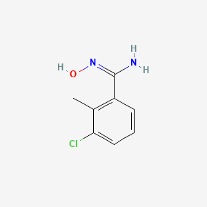 3-Chloro-N-hydroxy-2-methyl-benzamidine