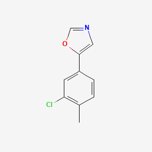 5-(3-chloro-4-methylphenyl)oxazole