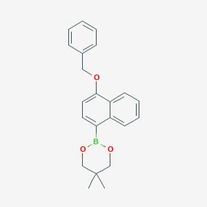 2-(4-Benzyloxy-1-naphthyl)-5,5-dimethyl-1,3,2-dioxaborinane