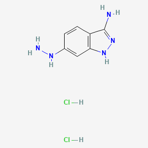 6-Hydrazino-1H-indazol-3-ylamine dihydrochloride