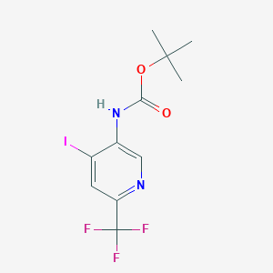 (4-Iodo-6-trifluoromethyl-pyridin-3-yl)-carbamic acid tert-butyl ester