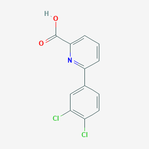 molecular formula C12H7Cl2NO2 B6321590 6-(3,4-Dichlorophenyl)picolinic acid CAS No. 1261912-23-5