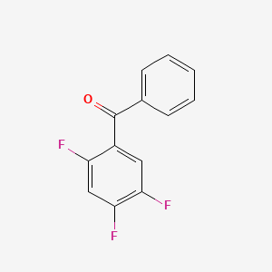 molecular formula C13H7F3O B6321598 2,4,5-Trifluorobenzophenone CAS No. 157165-13-4
