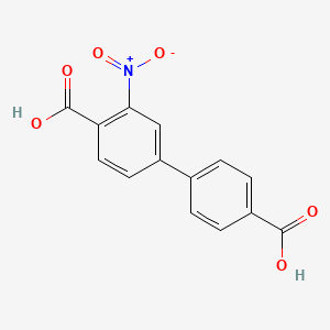 molecular formula C14H9NO6 B6321694 4-(4-Carboxyphenyl)-2-nitrobenzoic acid CAS No. 47160-06-5