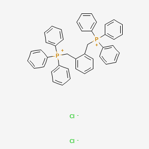 molecular formula C44H38Cl2P2 B6321715 Triphenyl-[[2-(triphenylphosphaniumylmethyl)phenyl]methyl]phosphonium dichloride CAS No. 47861-42-7