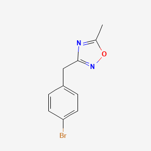 B6321756 3-(4-Bromobenzyl)-5-methyl-1,2,4-oxadiazole CAS No. 843673-66-5