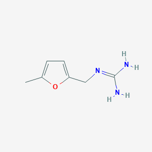 molecular formula C7H11N3O B6321790 1-((5-Methylfuran-2-yl)methyl)guanidine CAS No. 45967-48-4