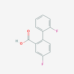 molecular formula C13H8F2O2 B6322005 2',4-Difluoro-[1,1'-biphenyl]-2-carboxylic acid CAS No. 179897-84-8