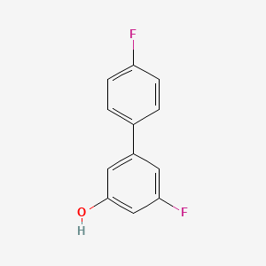 molecular formula C12H8F2O B6322046 4',5-Difluoro-[1,1'-biphenyl]-3-ol CAS No. 187392-70-7