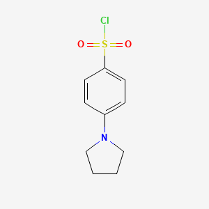 molecular formula C10H12ClNO2S B6322051 4-(Pyrrolidin-1-YL)benzene-1-sulfonyl chloride CAS No. 125393-18-2