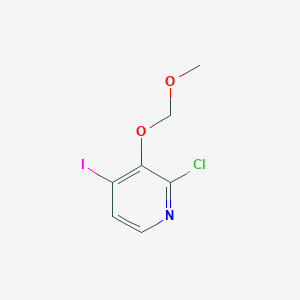 2-Chloro-4-iodo-3-(methoxymethoxy)pyridine