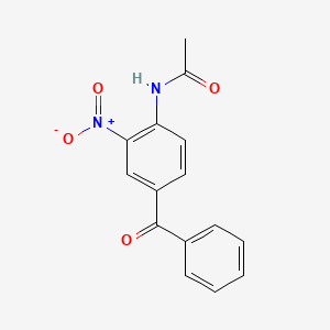 molecular formula C15H12N2O4 B6322274 4-Benzoyl-2-nitroacetanilide;  98% CAS No. 53502-23-1
