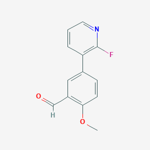 5-(2-Fluoropyridin-3-yl)-2-methoxybenzaldehyde