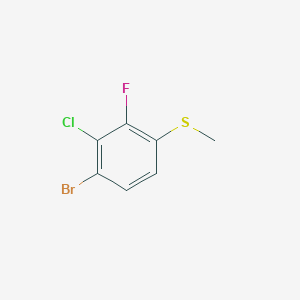 4-Bromo-3-chloro-2-fluorothioanisole