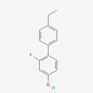 molecular formula C14H13FO B6322556 4-(4-Ethylphenyl)-3-fluorophenol CAS No. 1261943-32-1