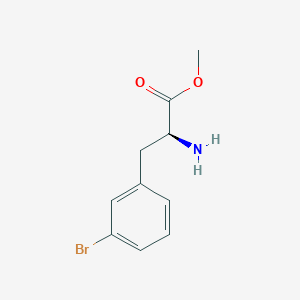 molecular formula C10H12BrNO2 B6322591 Methyl (S)-2-Amino-3-(3-bromophenyl)propanoate CAS No. 875782-96-0