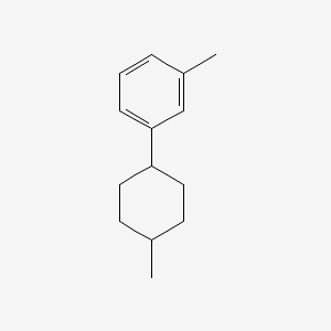 molecular formula C14H20 B6322623 1-Methyl-3-(4-methylcyclohexyl)benzene CAS No. 93536-69-7