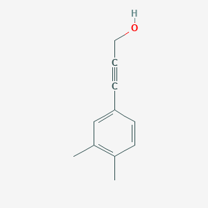 molecular formula C11H12O B6322637 3-(3,4-Dimethylphenyl)prop-2-yn-1-ol CAS No. 26801-34-3