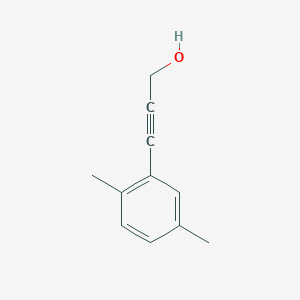molecular formula C11H12O B6322645 3-(2,5-Dimethyl-phenyl)-prop-2-yn-1-ol CAS No. 1093173-15-9