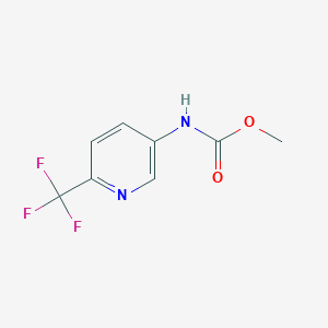 molecular formula C8H7F3N2O2 B6322739 Methyl [6-(trifluoromethyl)pyridin-3-yl]carbamate CAS No. 648423-74-9