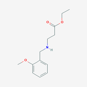 molecular formula C13H19NO3 B6322885 Ethyl 3-{[(2-methoxyphenyl)methyl]amino}propanoate CAS No. 1094629-97-6